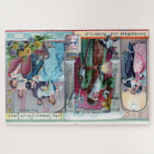 ヴィンテージ新年お祝い：リービッ広告グ ジグソーパズル (横)