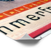 ヴィンテージ新年お祝い：リービッ広告グ ポスター (角)