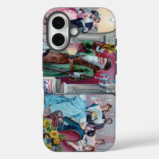 ヴィンテージ新年お祝い:リービッ広告グ Case-Mate iPhoneケース (裏面)