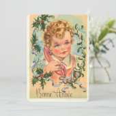 ヴィンテージ新年お祝い 招待状 (スタンド正面)