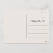 ヴィンテージ新年とクリスマスの挨拶 シーズンポストカード (裏面)