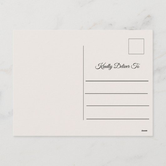 ヴィンテージ新年とクリスマスの挨拶 シーズンポストカード (裏面)