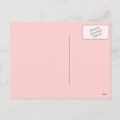 ヴィンテージ新年の乾杯シャンパンガールポストカード シーズンポストカード (裏面)