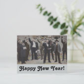 ヴィンテージ新年トーストトーストトースト倶楽部はがき シーズンポストカード (スタンド正面)