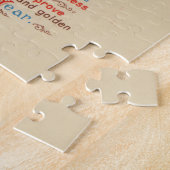 ヴィンテージ新年ベビー時計 ジグソーパズル (側面)