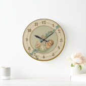 ヴィンテージ新年ベビー時計 ラージ壁時計 (ホーム)