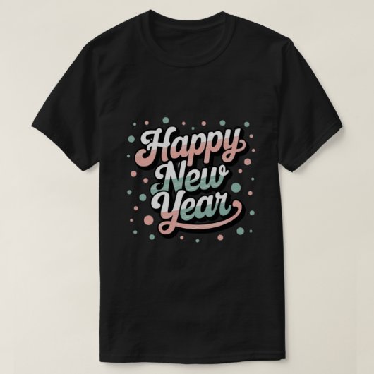 ヴィンテージ新年応援 Tシャツ (デザイン正面)