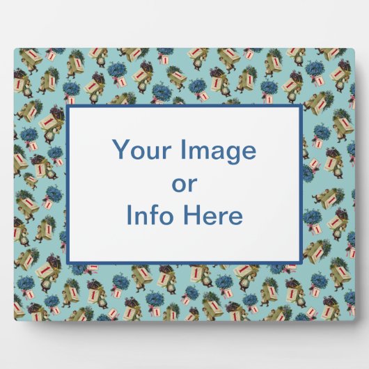 ヴィンテージ新年 フォトプラーク (正面)