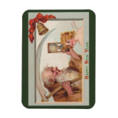 ヴィンテージ新年 マグネット (縦)