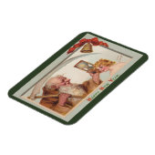 ヴィンテージ新年 マグネット (左側)