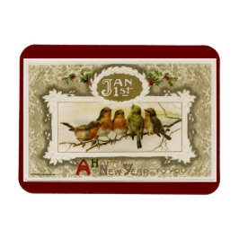 ヴィンテージ新年 マグネット