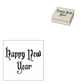 ヴィンテージ新年 ラバースタンプ (押印)