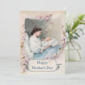 ヴィンテージ新母子共カスタム文字 カード (スタンド正面)