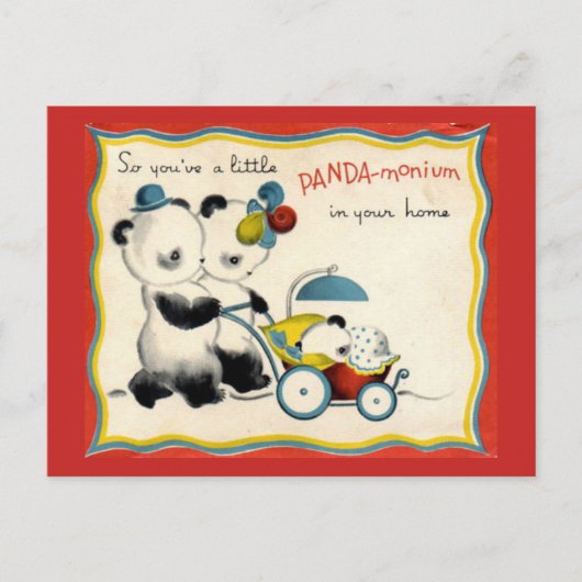 ヴィンテージ新着はがき ポストカード (正面)