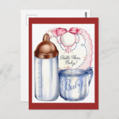 ヴィンテージ新着はがき ポストカード (正面/裏面)