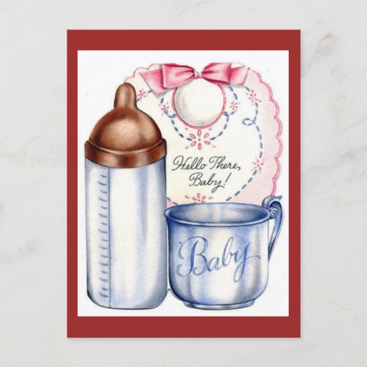 ヴィンテージ新着はがき ポストカード (正面)