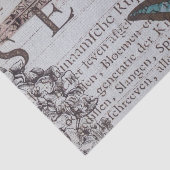 ヴィンテージ新聞の脚本パリエッフェルタワー 薄葉紙 (詳細)