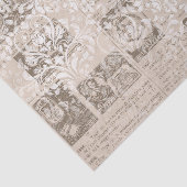 ヴィンテージ新聞コラージュ 薄葉紙 (詳細)