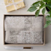 ヴィンテージ新聞コラージュ 薄葉紙 (ギフト)