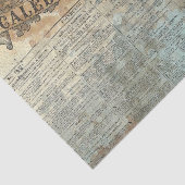 ヴィンテージ新聞デカ素朴ップページティッシュペーパー 薄葉紙 (詳細)