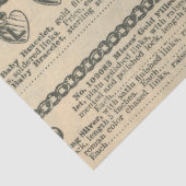 ヴィンテージ新聞デザイン 薄葉紙 (詳細)