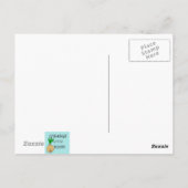 ヴィンテージ新聞パパはがき ポストカード (裏面)