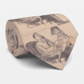 ヴィンテージ新聞パパネクタイ ネクタイ (ロール)