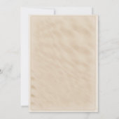 ヴィンテージ新聞パーティーの招待状 招待状 (裏面)