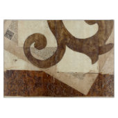 ヴィンテージ新聞切り抜き カッティングボード (正面)