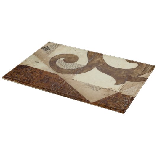 ヴィンテージ新聞切り抜き カッティングボード (角)