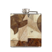 ヴィンテージ新聞切り抜き フラスク (裏面)