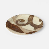 ヴィンテージ新聞切り抜き ペーパープレート (アングル)