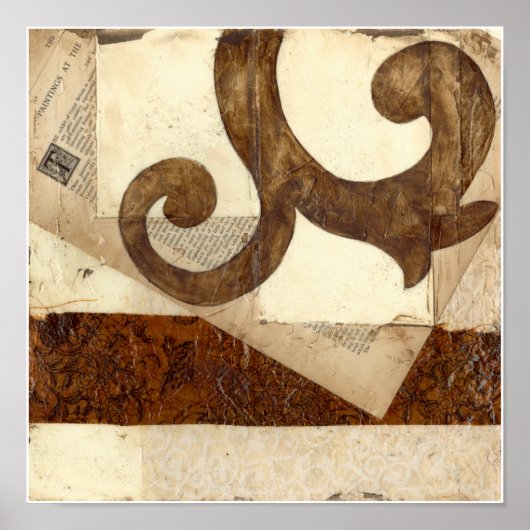 ヴィンテージ新聞切り抜き ポスター (正面)