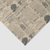 ヴィンテージ新聞広告 薄葉紙 (詳細)