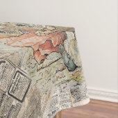 ヴィンテージ新聞構成 テーブルクロス (インサイチュ)