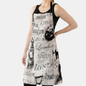 ヴィンテージ新聞紙ロンドンコラグランジージ  エプロン (インサイチュ)