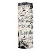 ヴィンテージ新聞紙ロンドンコラグランジージ  タンブラー (裏面)