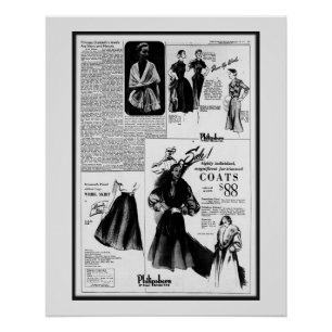 ヴィンテージ新聞1951年10月26日 ポスター