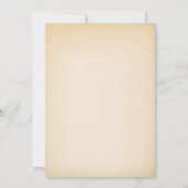 ヴィンテージ新聞30歳の誕生日おもしろいカスタム写真 招待状 (裏面)