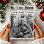 ヴィンテージ新聞 なんと1年だよ 写真 クリスマス