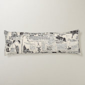 ヴィンテージ新聞 ボディピロー (裏面)