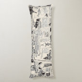 ヴィンテージ新聞 ボディピロー (裏面 (縦))