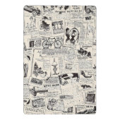 ヴィンテージ新聞 ミニクリップボード (裏面)