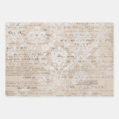 ヴィンテージ新聞 ラッピングペーパーシート (正面3)