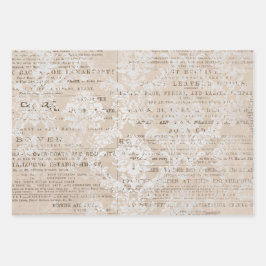 ヴィンテージ新聞 ラッピングペーパーシート