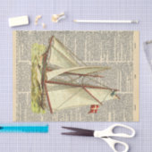 ヴィンテージ新聞（船舶分離付） 薄葉紙 (クラフト)