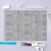 ヴィンテージ新聞 薄葉紙 (クラフト)