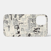 ヴィンテージ新聞 Case-Mate iPhoneケース (裏面 (横))