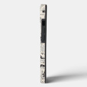 ヴィンテージ新聞 Case-Mate iPhoneケース (裏面 / 左)