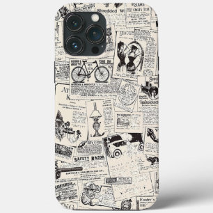 ヴィンテージ新聞 iPhone 13 PRO MAXケース